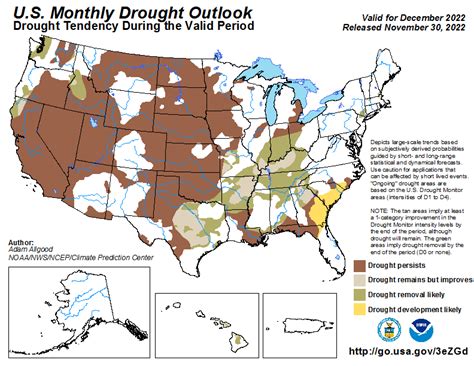 Noaa Outlook For December Shows Continued La Nina Signal Climate And