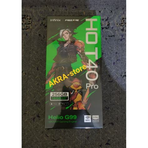 Jual INFINIX HOT 40 PRO Ram 8 256 GB Garansi Resmi No Repack Shopee Indonesia