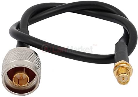 Pigtail з RP-SMA Female на N-Type Male Пигтейлы, кабельные удлинители ...