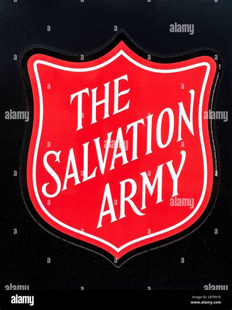 Close Up Of The Salvation Army Logo Uk Stock Photo Alamy