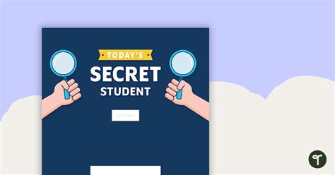 Daily Secret Student Classroom Display | Teach Starter