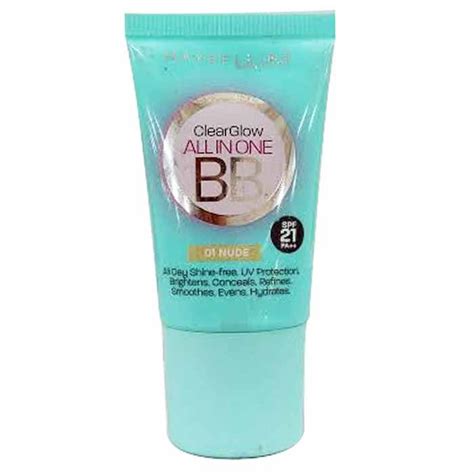 Maybelline Clear Glow All In One BB Cream SPF Nude Ml
