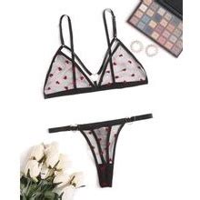Conjunto Lingerie Sexy Renda Shopee Brasil