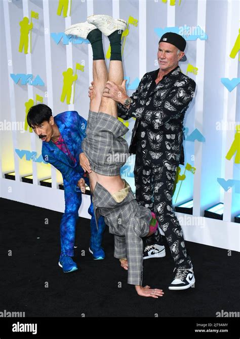 August Th Newark Usa The Red Hot Chili Peppers Arriving At The Mtv Video Music