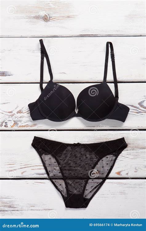 Black Lingerie Set Stock Photo Image Of Luxury Size