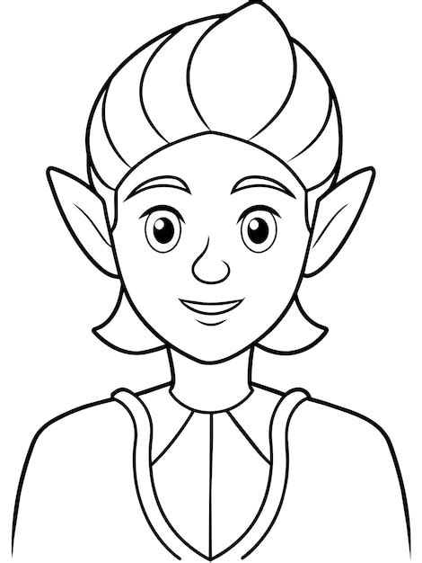 Premium Vector A Cartoon Drawing Of A Character With A Big Eyes And A