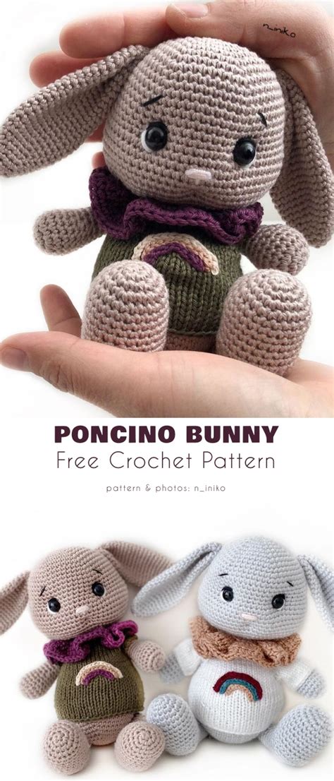 Lovable Bunny Free Crochet Patterns