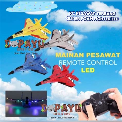 Jual Rc Pesawat Glider Foam Fight Su Cz Mainan Airplane Remote