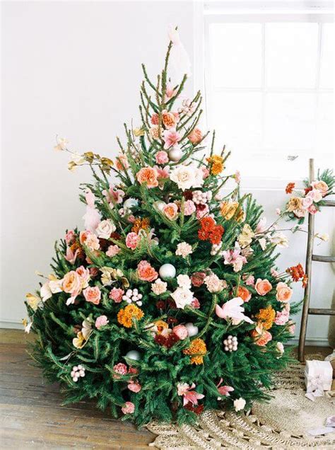 Flor De Arvore De Natal - Flores Para Árvore de Natal: +62 Ideias Encantadoras Para Sua Decoração ...