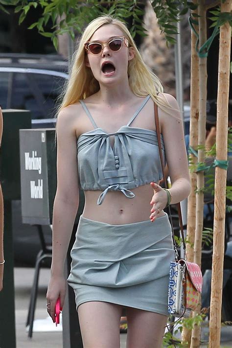 Elle Fanning Hot Street Style GotCeleb