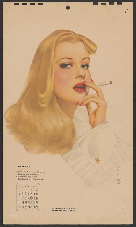 The Varga Girl Calendar Unt Digital Library