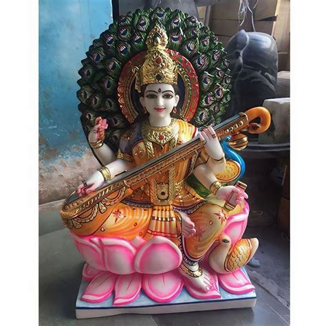 Marble Saraswati Mata Statue At Rs Marble Saraswati Statue In