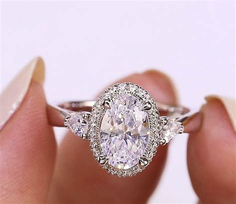 Pear Shaped Moissanite Engagement Ring 9x6mm Rose Gold Bridal Etsy