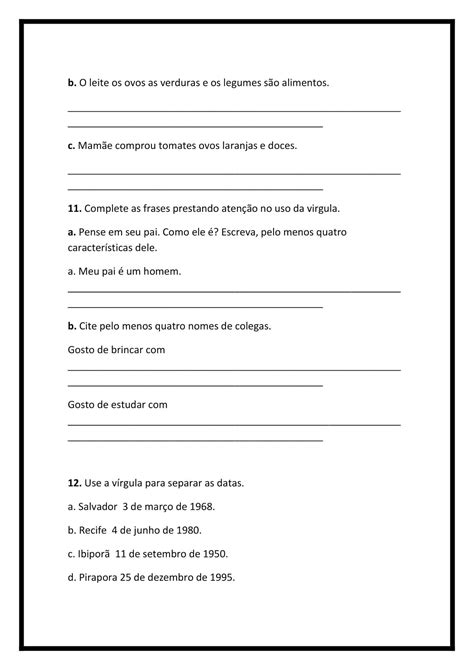 Atividade Uso Da Virgula - Atividade Gênero textual: Canção Popular, Uso da vírgula e Ortografia ...