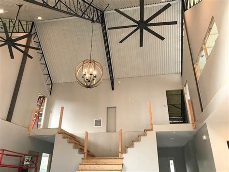 Exposed Steel Truss Ceiling Shelly Lighting