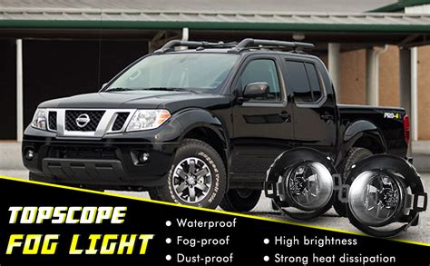 Amazon TOPSCOPE Fog Lights For 2005 2015 Nissan Xterra With H11