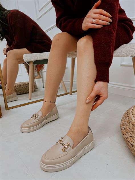 Nude Cilt Eddy Toka Detay Kad N Loafer