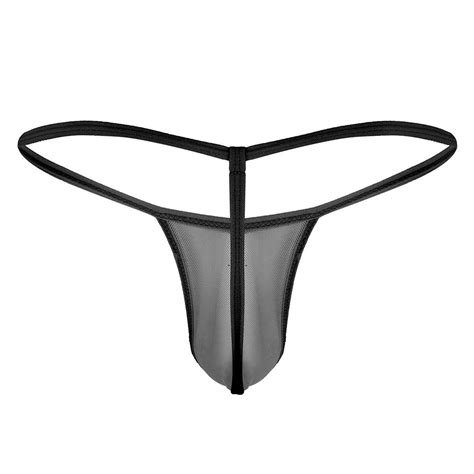 Mens Sexy Briefs Underwear Mesh Pouch Underpants Bikini Lingerie G