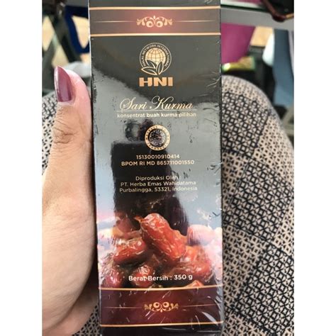 Jual Sari Kurma Hni 350 G Shopee Indonesia