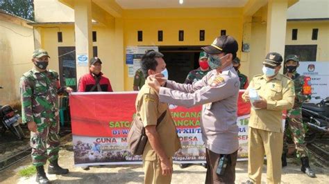 Cegah Covid Muspika Kecamatan Seluas Polres Bengkayang Lakukan