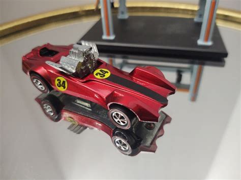 Restored Hot Wheels Redline Strip Teaser Red Spectraflame Resto Cool