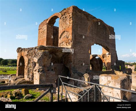 pieces of ruins of ancient Roman villas, Italy Stock Photo - Alamy