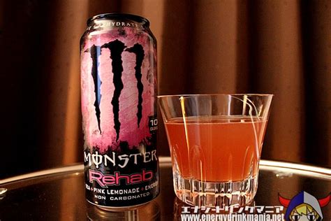 【レビュー】monster Energy Rehab Pink Lemonade｜エナジードリンクマニア