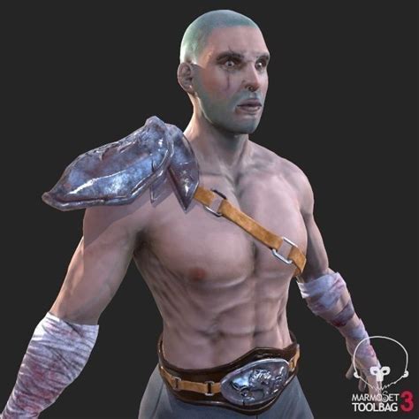 3d Model Warrior V01 Vr Ar Low Poly Cgtrader