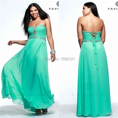 Emerald Green Plus Size Long Prom Dress A Line New Arrival