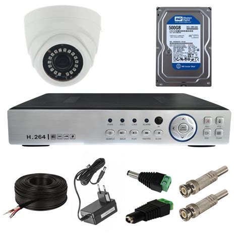 Готовый комплект видеонаблюдения Дом-1IR AHD-2 Мпикс для однокомнатной ...