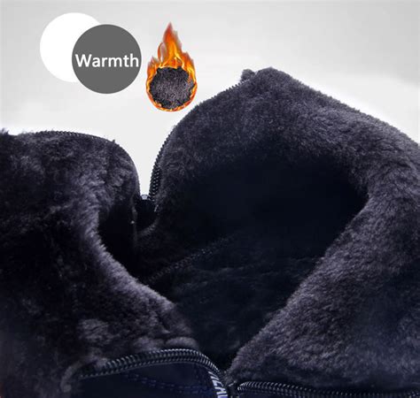 Mens Waterproof Warm Cotton Zipper Snow Ankle Boots Hot Sale 60