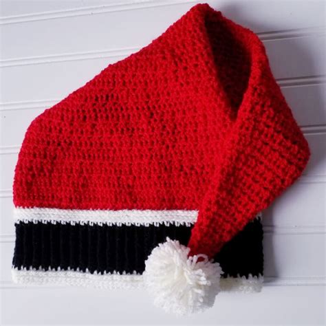 20 Easy Free Crochet Santa Hat Patterns For Christmas Nicki S