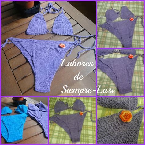 Labores De Siempre Bikini Morado