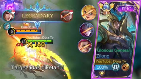 Cara Main Zilong Super Agresif Neror Musuh Build Top Global Zilong