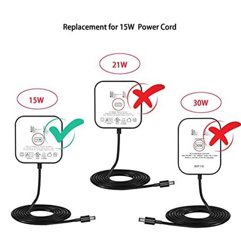 Cable De Alimentaci N Blanco De Repuesto Para Alexa Dot Generaci N