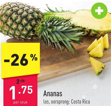 Ananas Promotie Bij Aldi