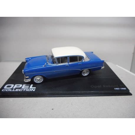 Opel Rekord P Blue Eaglemoss Ixo Bcn Stock Cars