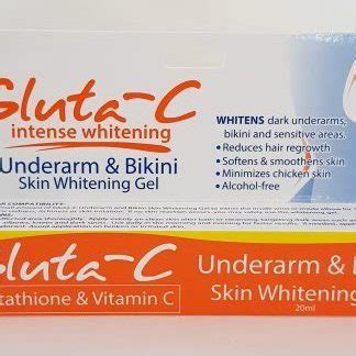 Gluta C Intense WHITENING Underarm BIKINI Inner Thigh Skin Whitening Gel HALAL Joodleshop