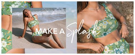 Amazon Cupshe Bikini Set For Women Two Piece Swimsuits High Waisted Adjustable Spaghetti