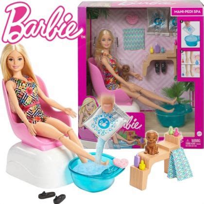 Кукла Барби WELLNESS Спа салон за маникюр и педикюр BARBIE GHN07 ...