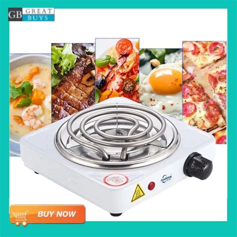 Gb Mini Portable Electric Stove Single Burner W Hot Plate Compact And Portable