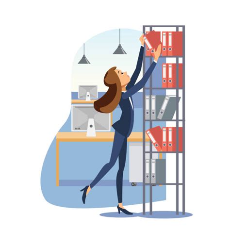 File Clerk Illustrations, Royalty-Free Vector Graphics & Clip Art - iStock