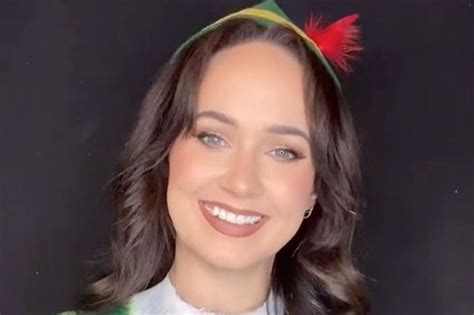 Woman S Naked Christmas Outfit Wows Fans As They Realise It S Nothing But Body Paint Daily Star