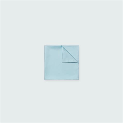 Mint Green Silk Pocket Square