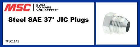 steel sae  jic plugs msc