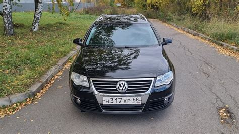 Обзор VW Passat B6 рест 2009г 2л дизель - YouTube