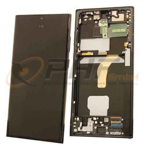 Samsung SM-S908b Galaxy S22 Ultra 5G OLED Display Einheit, graphite ...