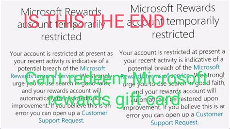 Microsoft Rewards Your Account Is Temporarily Restricted Can T Redeem 61272 Hot Sex Picture