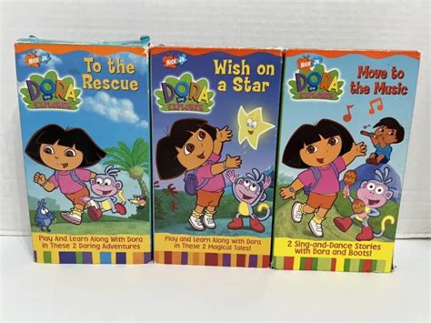 Nick Jr Dora The Explorer Vhs Lot Of Nickelodeon Picclick Uk