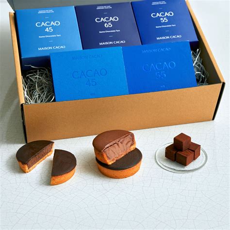 MAISON CACAO 定番ギフト生チョコとタルト3個｜メゾンカカオ【公式】通販 オンラインショップ